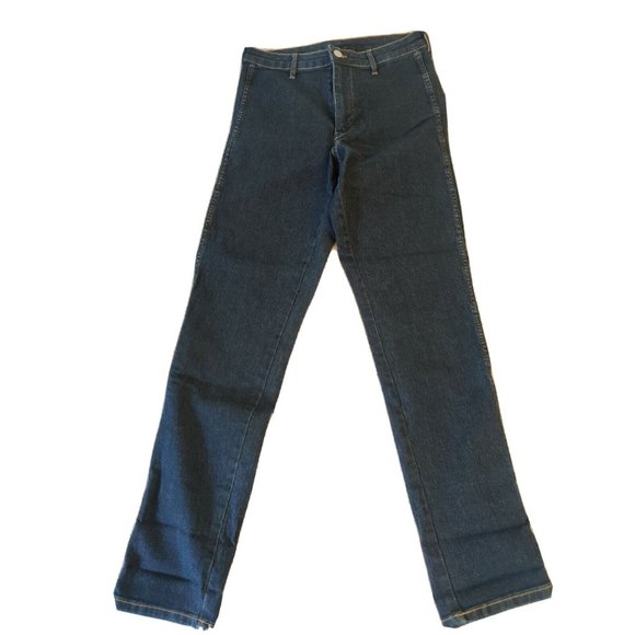 H&M & Denim Women's Navy Blue Denim Jeans Skinny Ankle / High Waist (size 29) - Picture 1 of 8